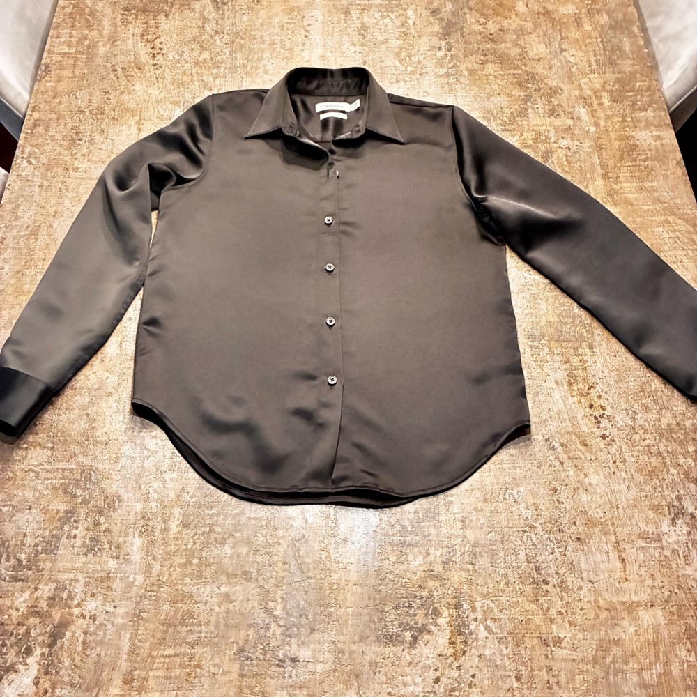Calvin Klein Black Silk Shirt